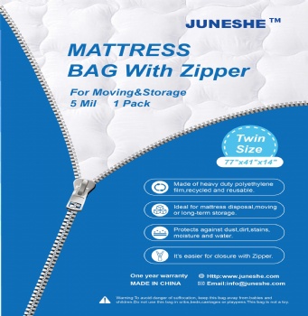 Plastic mattress bags